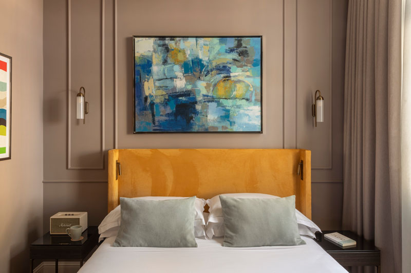 Letto matrimoniale della camera Standard - Hotel Viminale, BZAR hotels a Roma